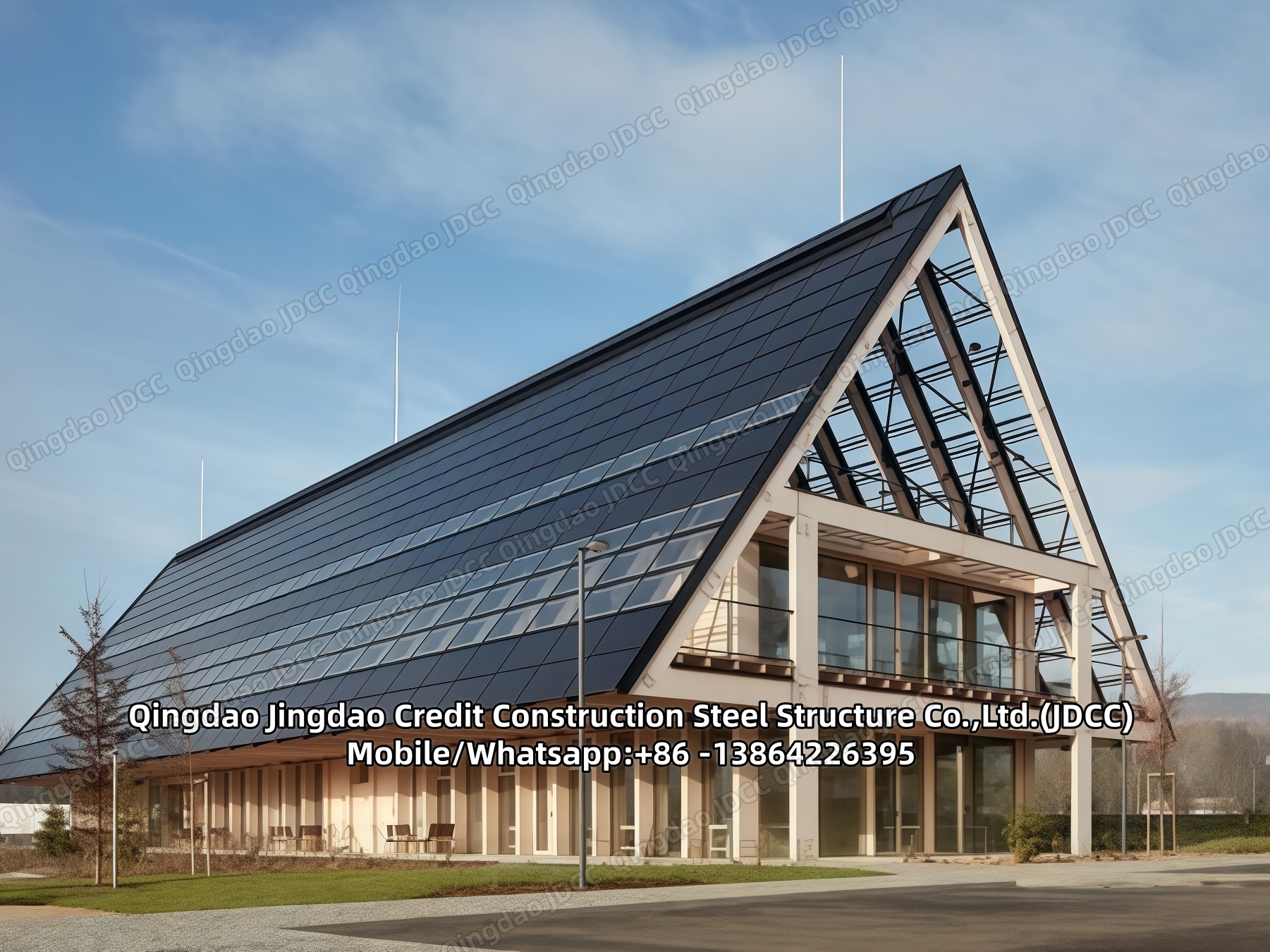 Edifício de aço movido a energia solar - Products