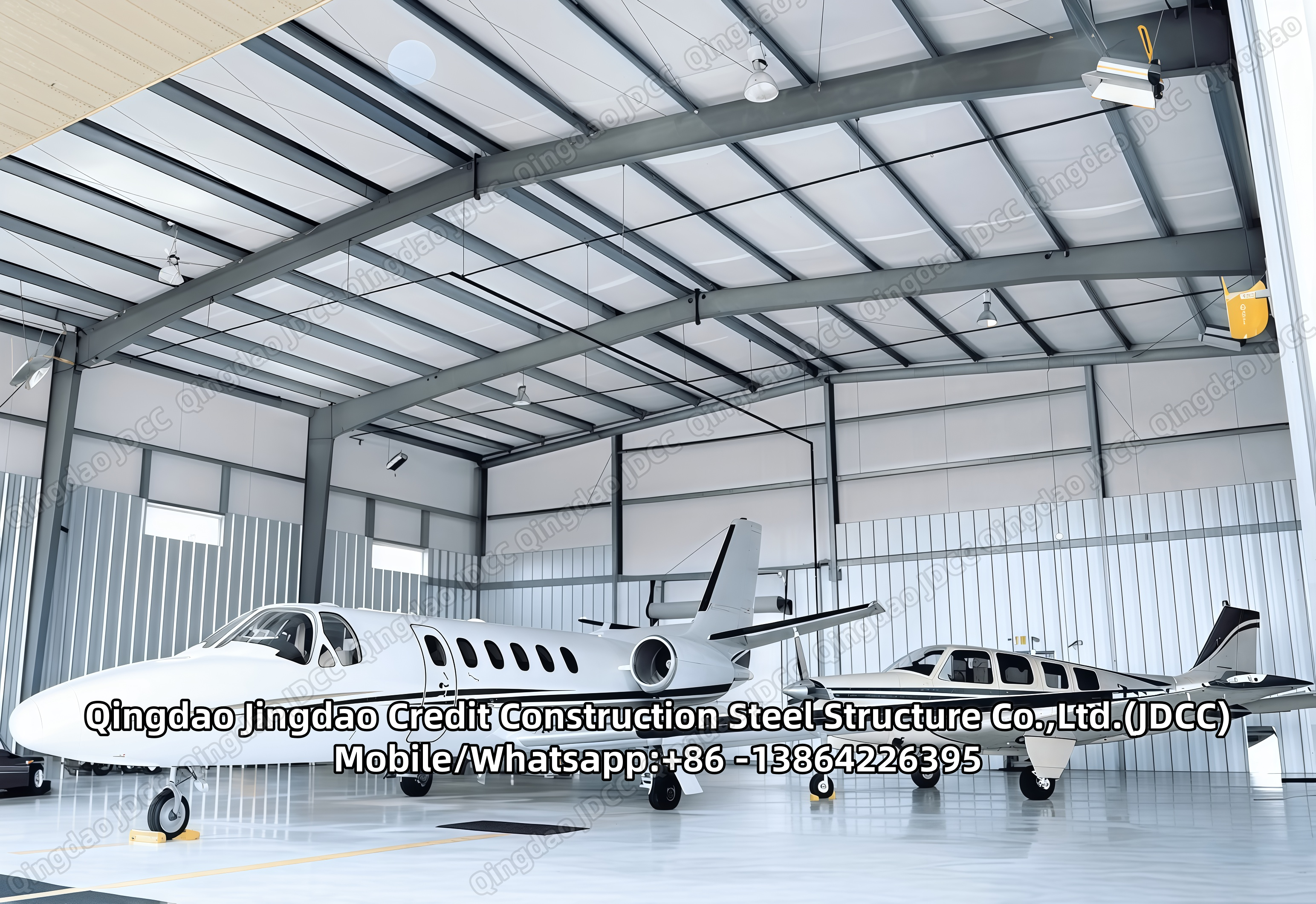 Hangar com estrutura de aço Video - JDCC