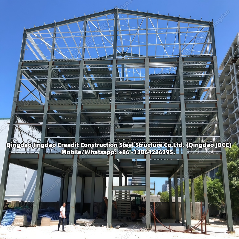 JDCC Entrega Edifício de Aço Pré-fabricado de Vários Andares nos EUA
