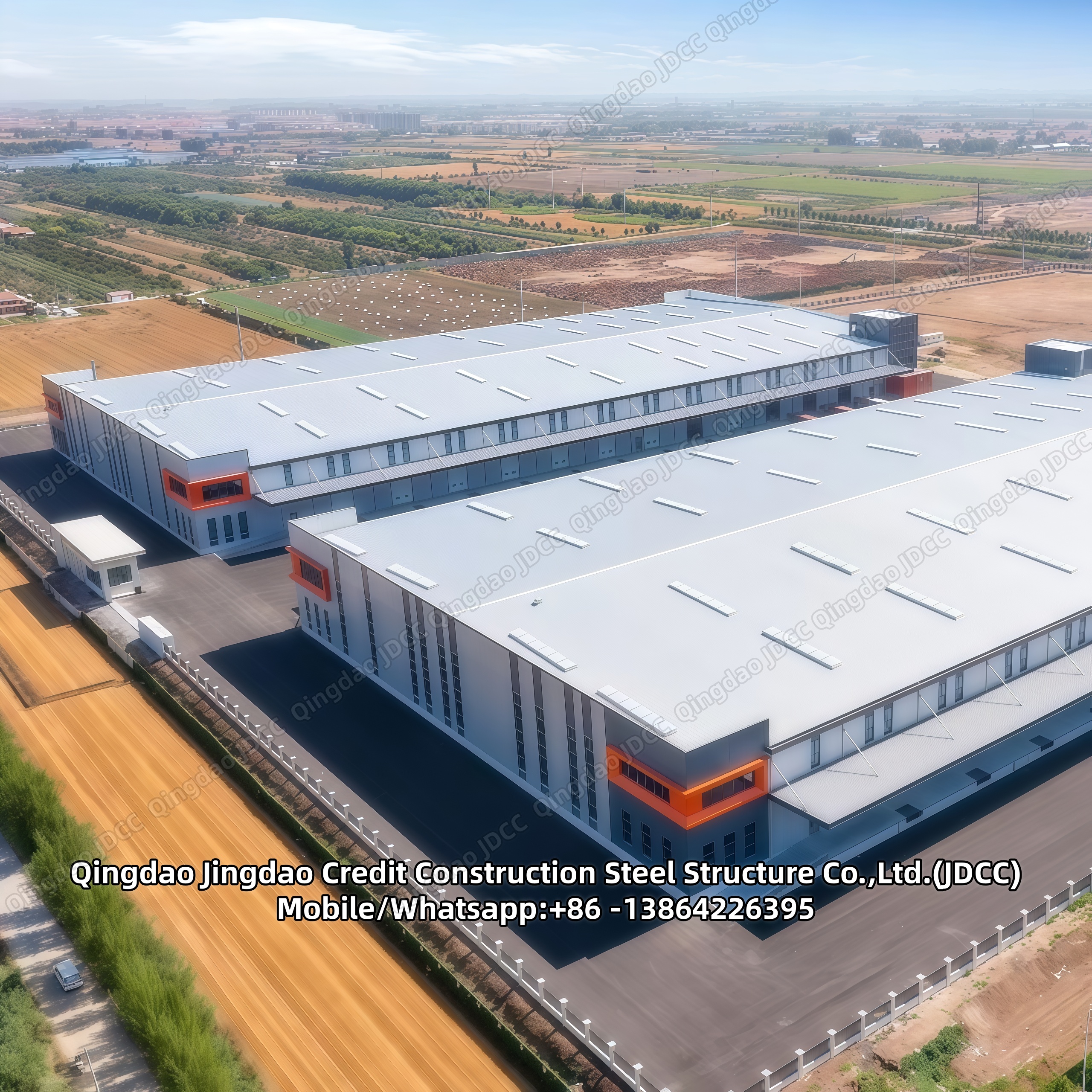 Edifício agrícola de aço metálico Video - JDCC
