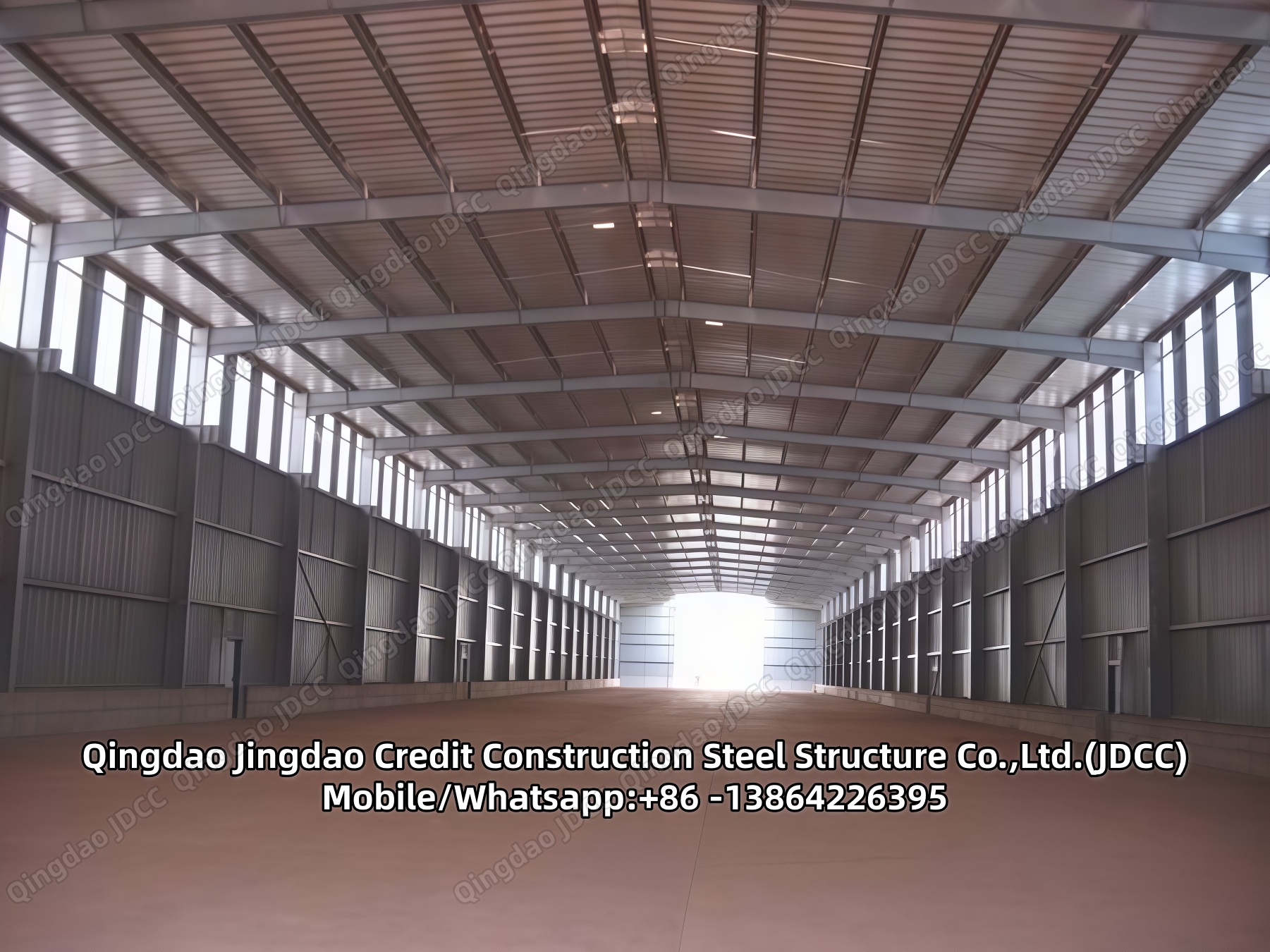 Armazém com estrutura de aço galvanizado Video - JDCC