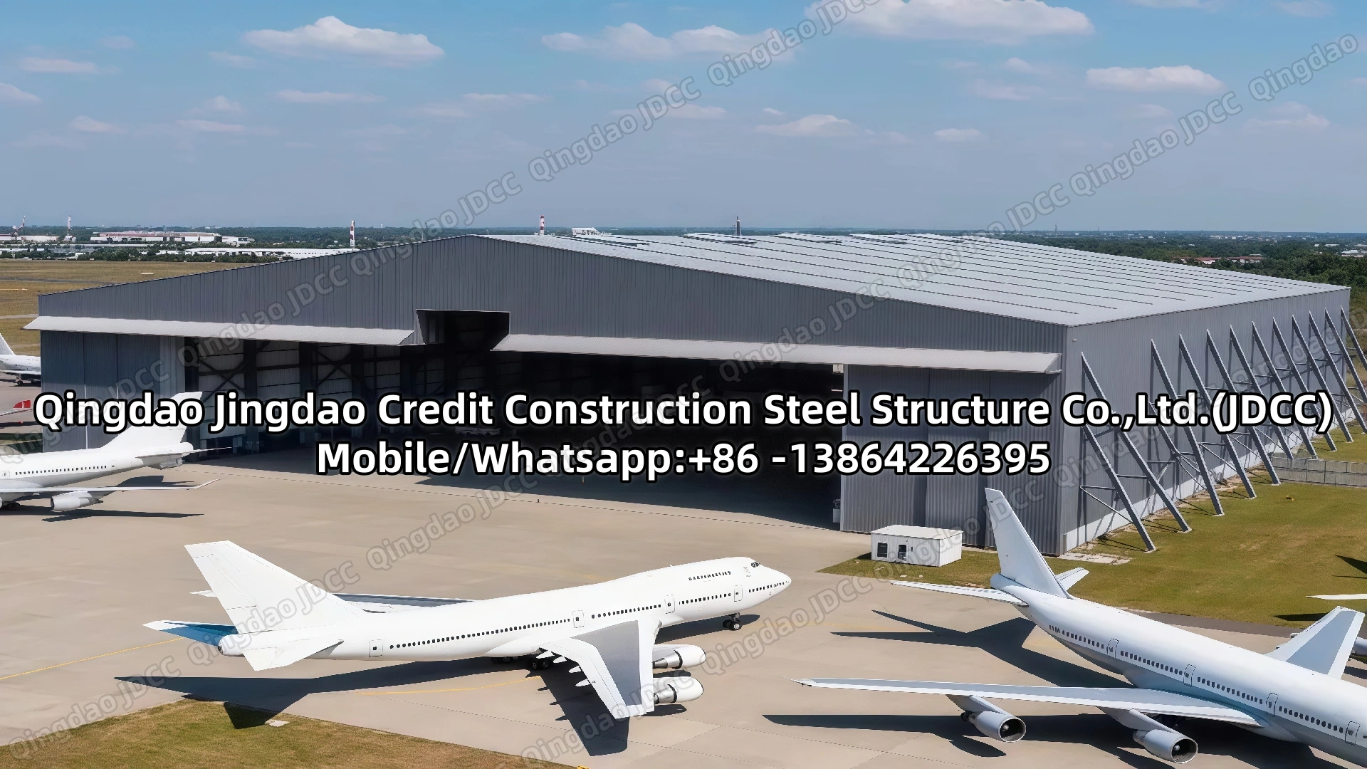 JDCC entrega hangar de aço para o projeto do aeroporto de Malta