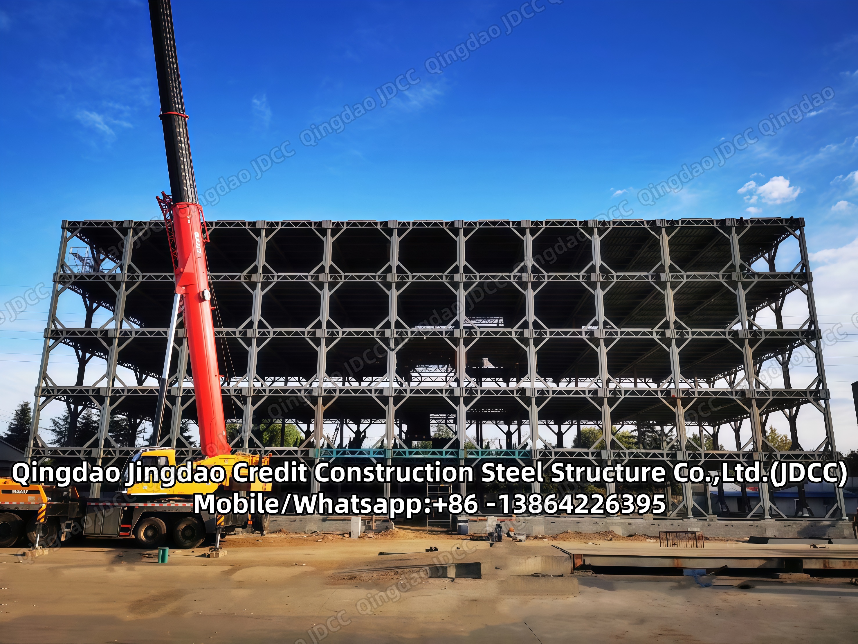 Construção de estrutura de aço de vários andares - Products